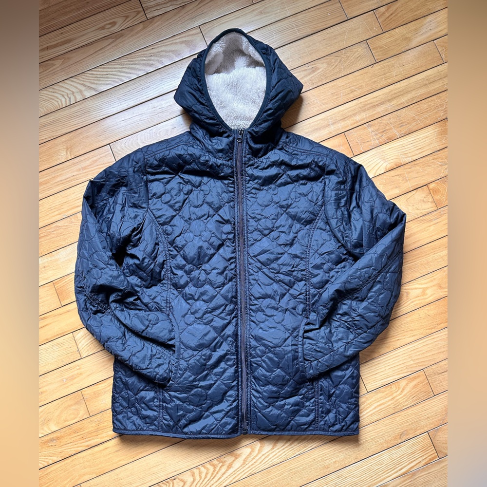 Disney Parks Quilted Sherpa-Lined Jacket – Women’s Size Small